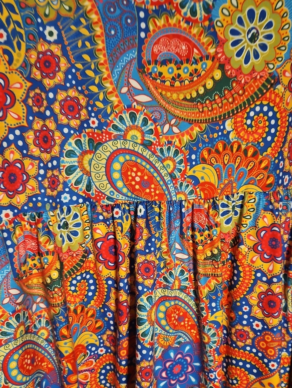 EUC Paisley Prairie Dress - Picture 3 of 5